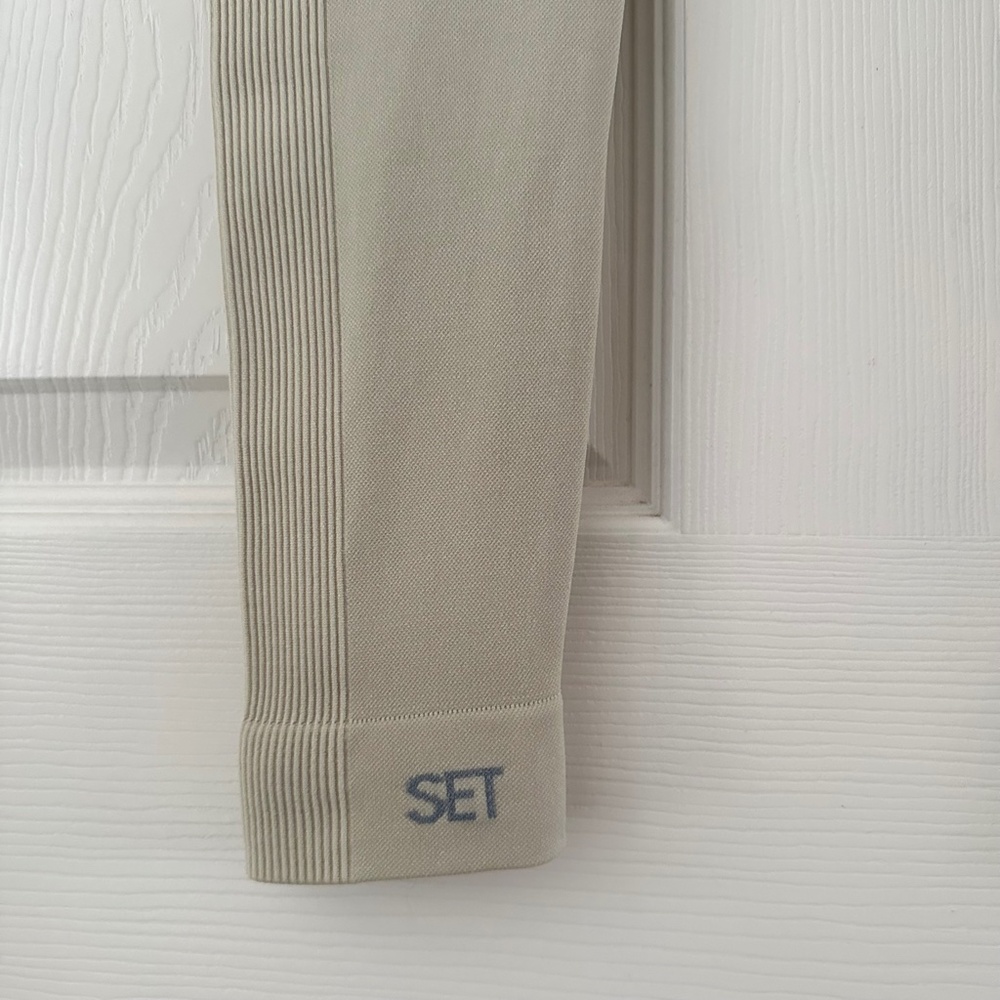 Set Active Los Angeles Sculptflex Legging Oat Milk Women’s Size Small - Picture 9 of 12